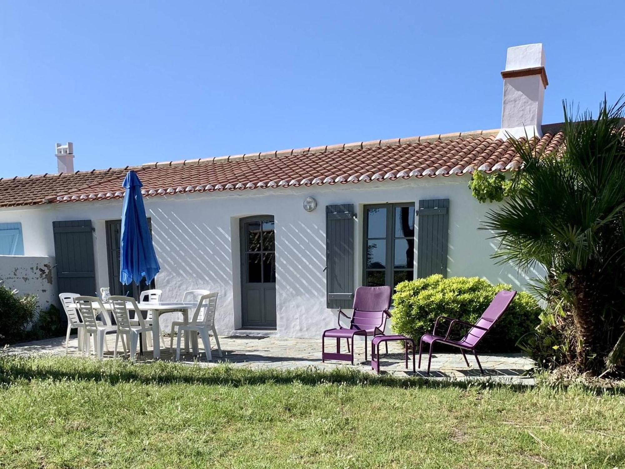 Maison Renovee Pres Plage, 6 Couchages, Terrasse, Bbq, Parking, Internet Inclus - Fr-1-224B-588 Noirmoutier-en-l'Ile Exteriör bild