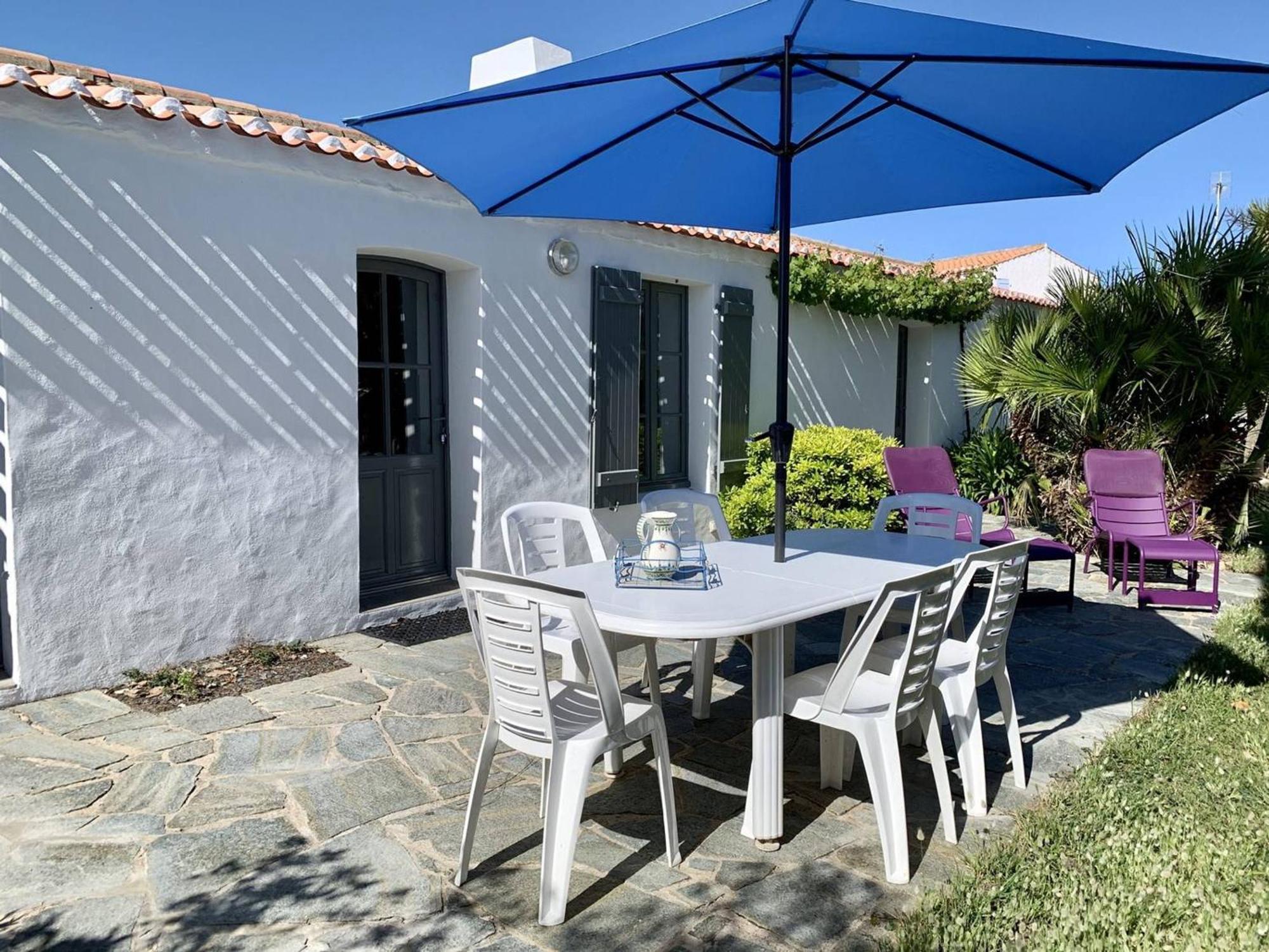Maison Renovee Pres Plage, 6 Couchages, Terrasse, Bbq, Parking, Internet Inclus - Fr-1-224B-588 Noirmoutier-en-l'Ile Exteriör bild